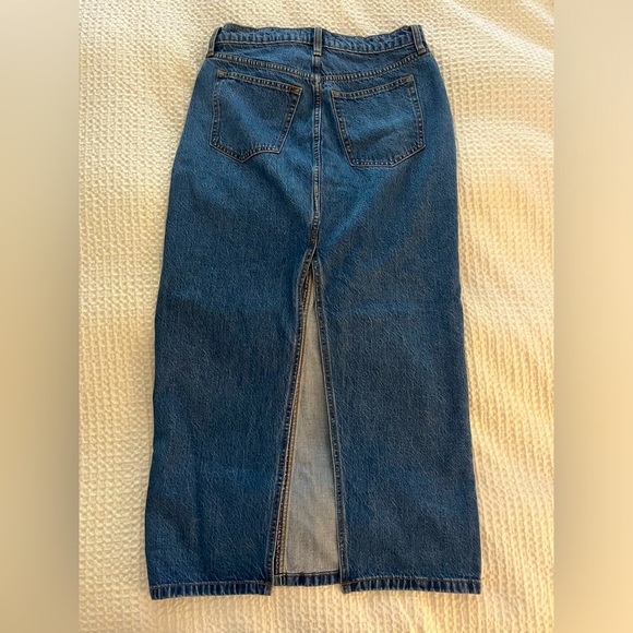 Abercrombie & Fitch Denim Maxi Skirt - Picture 2 of 3